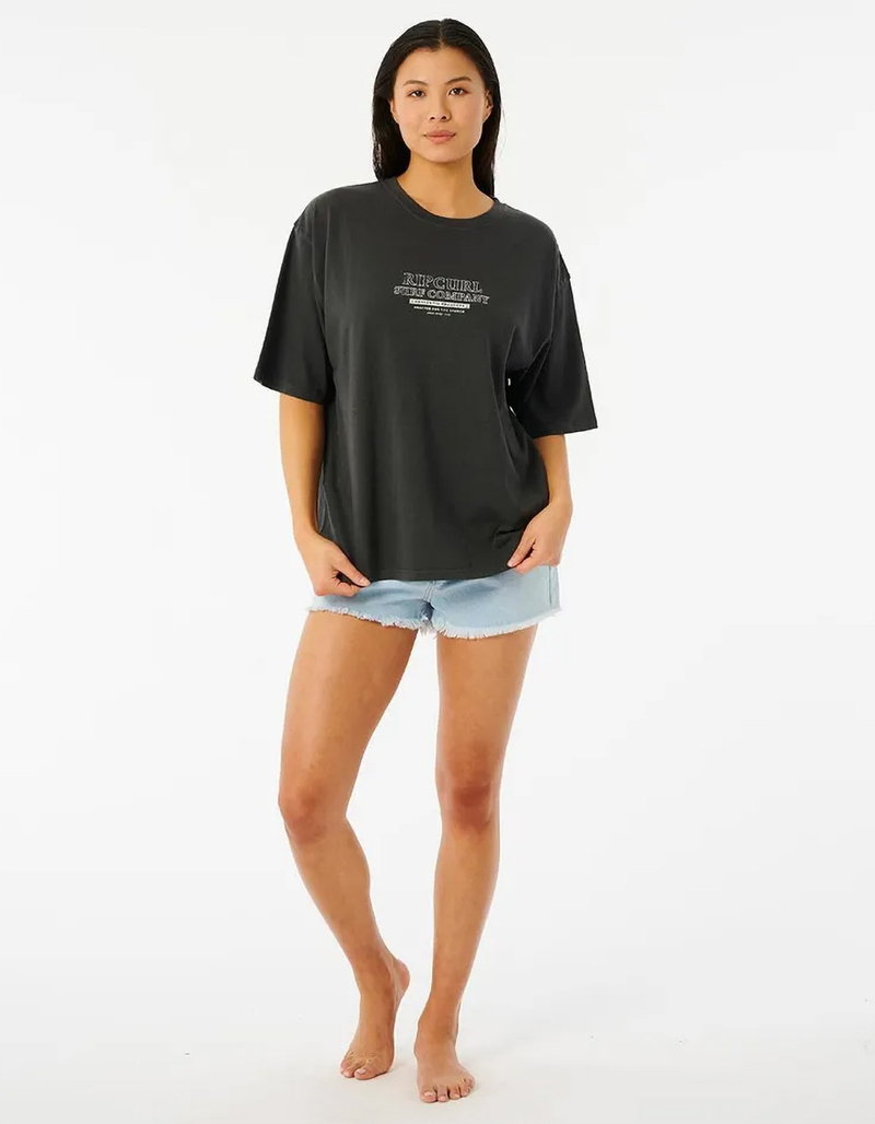 RIP CURL Kindred Palms Womens Oversized Tee image number 2