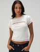 BDG Urban Outfitters Hard To Please Womens Baby Tee image number 1