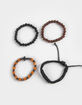 RSQ 4 Pack Cross/Beaded Bracelet Set image number 1