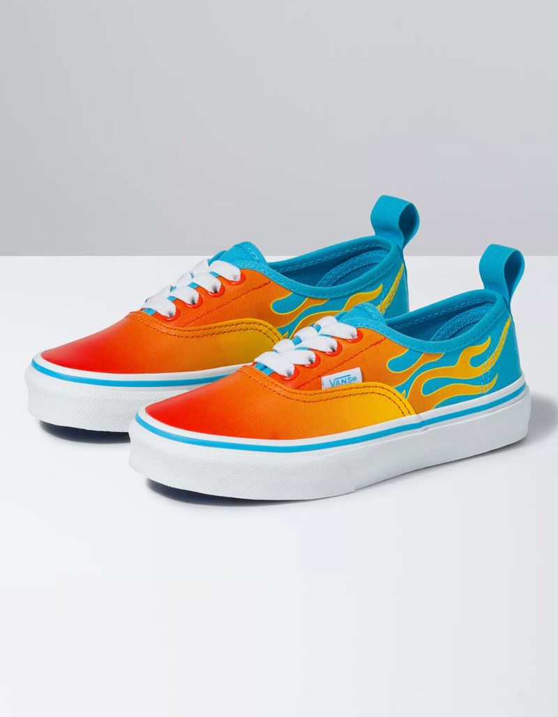 VANS Hot Flame Authentic Elastic Lace Juniors Shoes image number 0