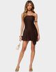 EDIKTED Elaia Asymmetric Strapless Lace Mini Dress image number 5