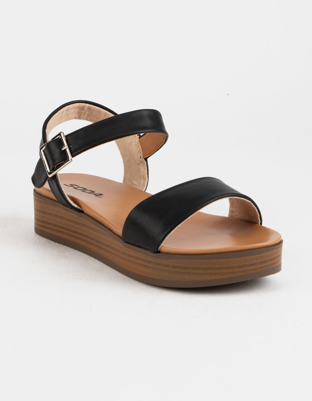 rachel croc strappy platform heel