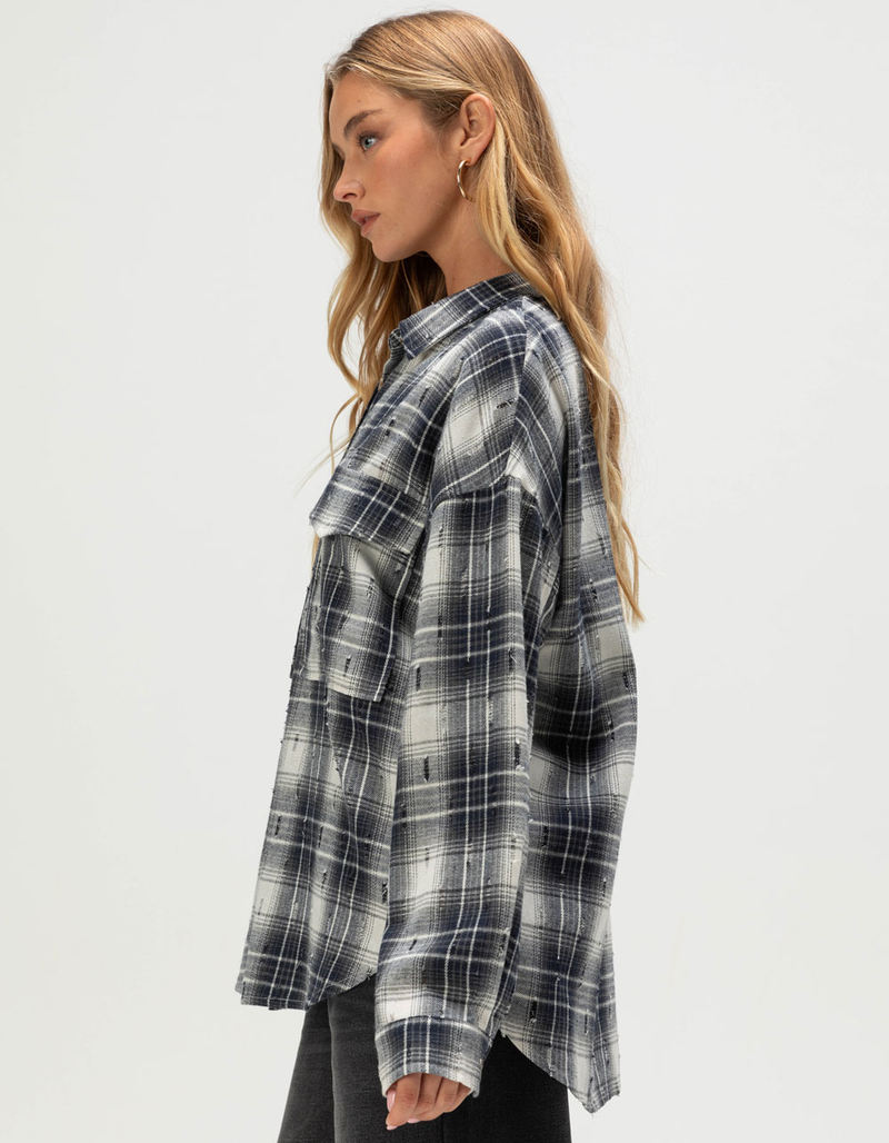 ACOA Womens Oversized Flannel image number 2