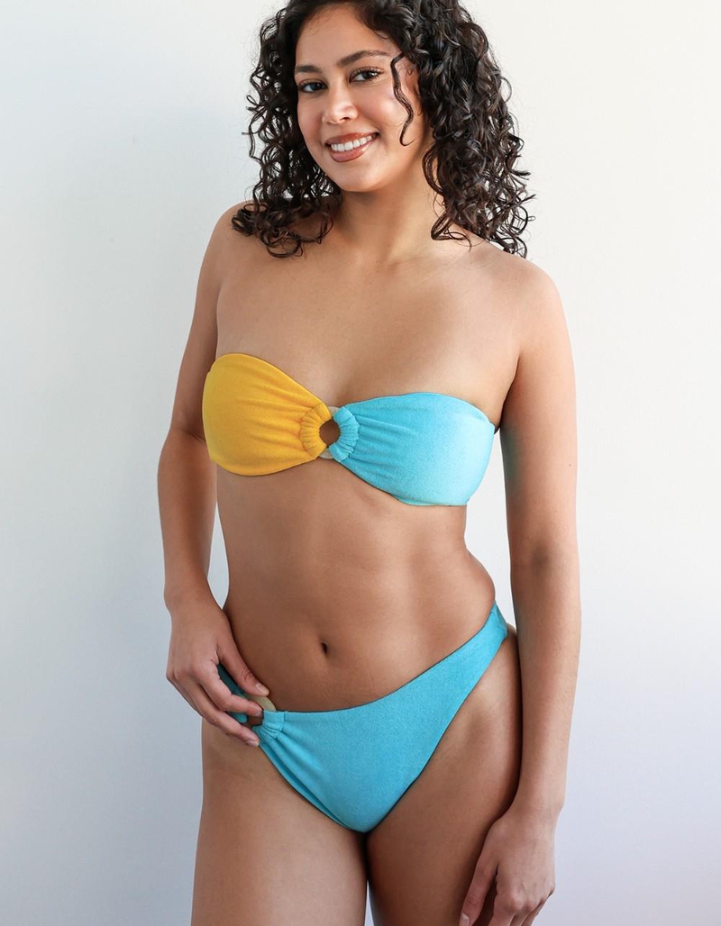 DIPPIN' DAISY'S Lotus Bandeau Bikini Top image number 3