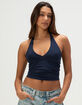 TILLYS Womens Butter Soft Empire Waist Halter Top image number 1
