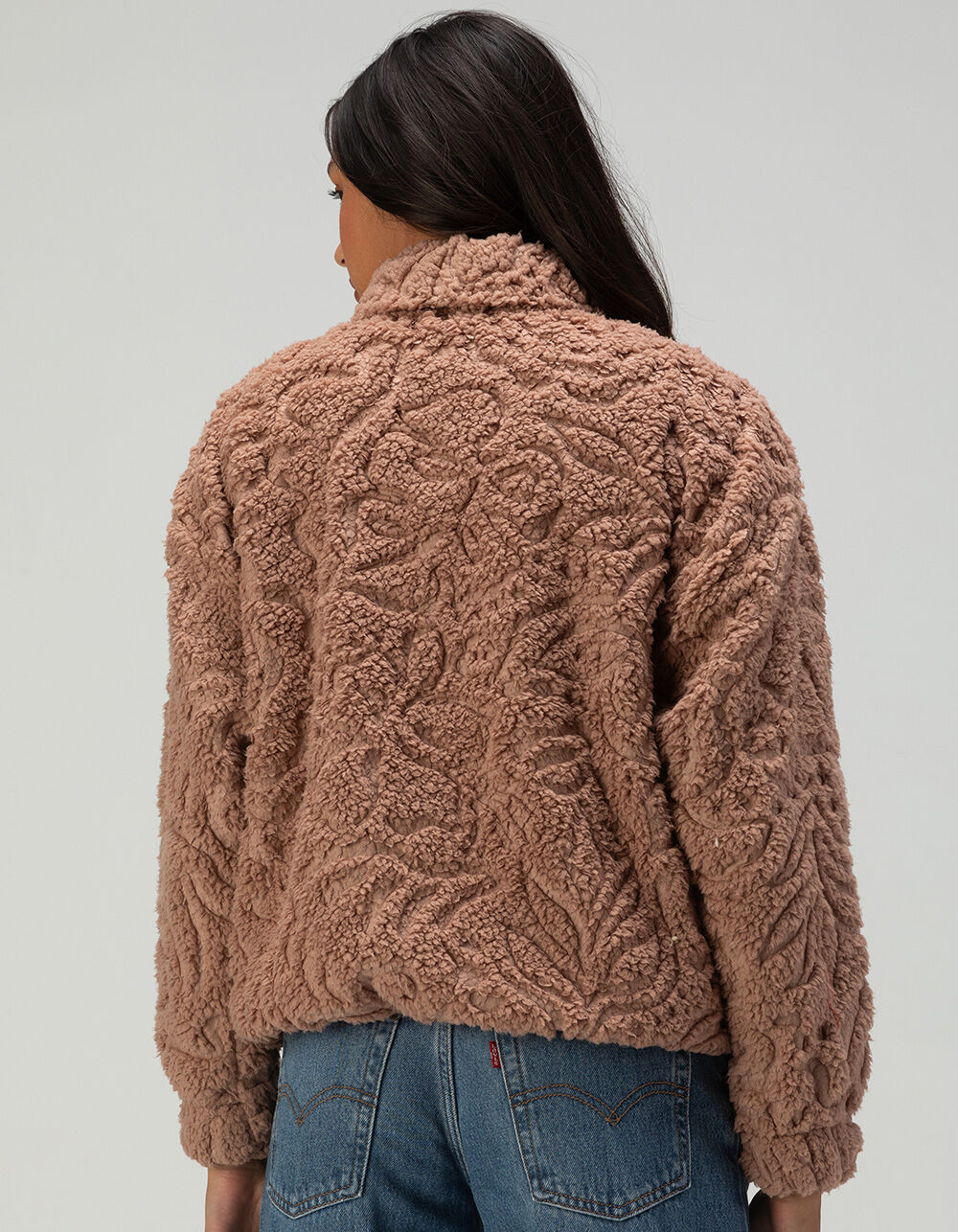 BILLABONG Womens Sherpa Jacket - MOCHA - L | Tillys