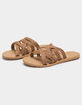 ROXY Shadi Womens Tan Sandals image number 1