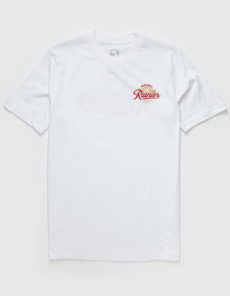 BLUE TIMBER Mount Rainier Mens T-Shirt image number 1