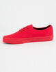 VANS Authentic True Red & Black Shoes image number 4