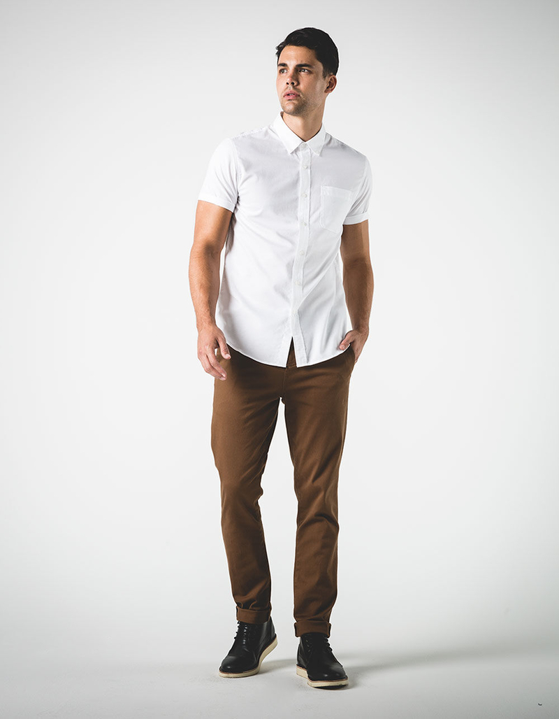 RSQ Seattle Mens Skinny Tapered Stretch Chino Pants image number 0