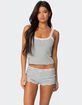 EDIKTED Sofi Striped Ribbed Tank Top image number 1