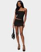 EDIKTED Maeve Pinstripe Strapless Corset image number 4