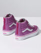 VANS Sk8-Hi Zip Glitter Girls Shoes image number 3