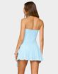 EDIKTED Elaia Asymmetric Strapless Lace Mini Dress image number 2
