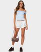 EDIKTED Deni Off Shoulder Striped Knit Top image number 5