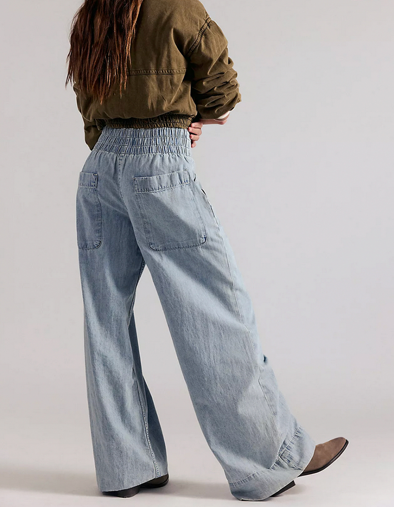 FREE PEOPLE Breezy Womens Pull On Jeans image number 3