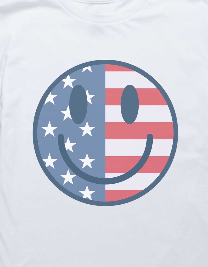 SMILE Americana Flag Unisex Kids Tee image number 1