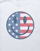 SMILE Americana Flag Unisex Kids Tee image number 2