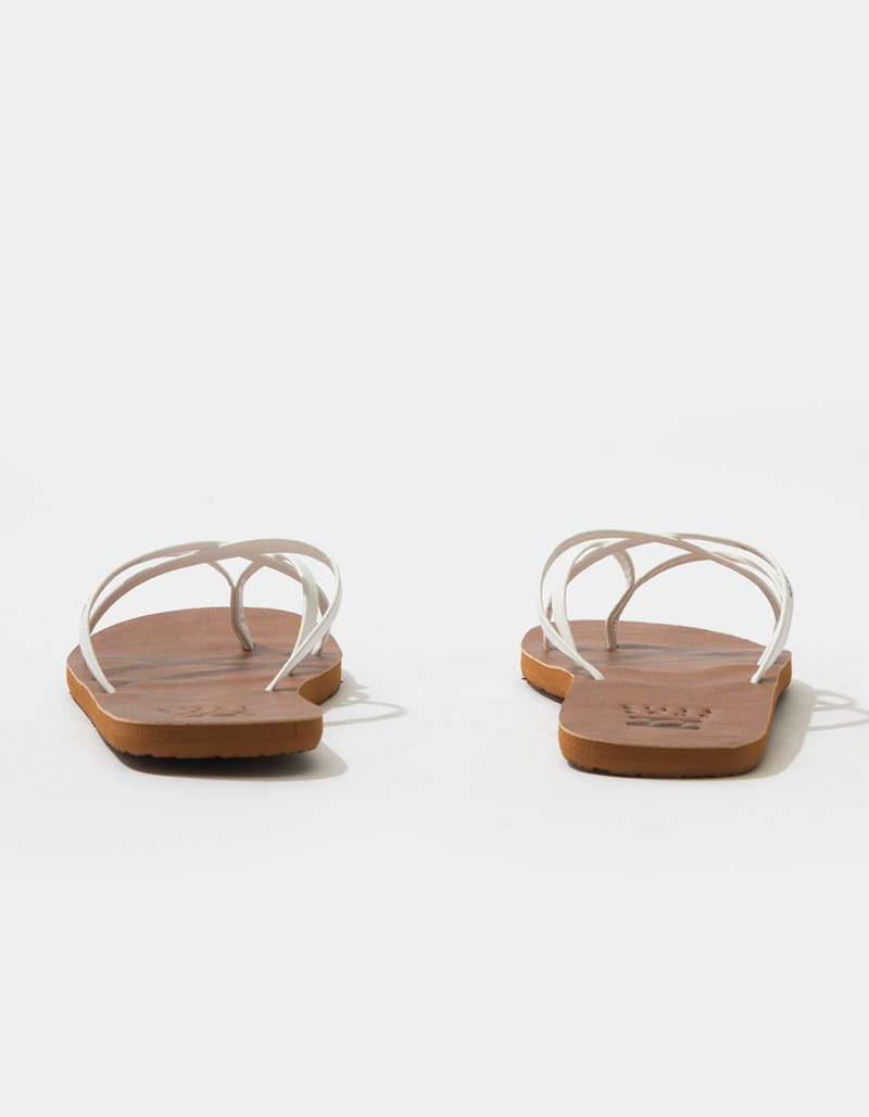 BILLABONG Paradise Cove 2 Womens White Sandals image number 3