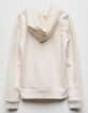 FULL TILT Chest Stripe Cream Girls Hoodie image number 2