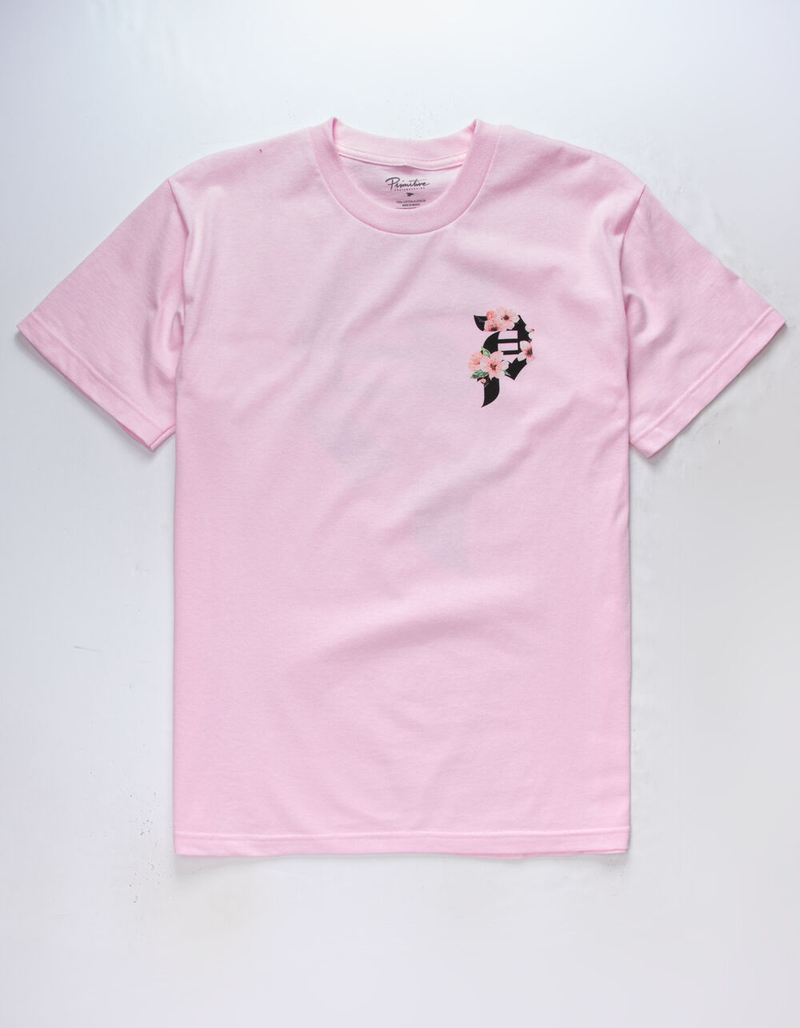 PRIMITIVE Dirty P Cherry Blossom Pink Mens T-Shirt image number 1