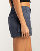 RSQ Womens Mid Rise Poplin Cargo Shorts image number 3