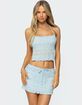 EDIKTED Mari Backless Ruffle Chiffon Top image number 1