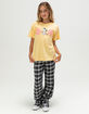 RIOT SOCIETY x Peanuts Hibiscus Puff Girls Boyfriend Tee  image number 4