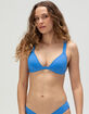 FULL TILT Ruched Fixed Triangle Bikini Top image number 1