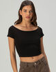 TILLYS Boat Neck Womens Tee image number 1
