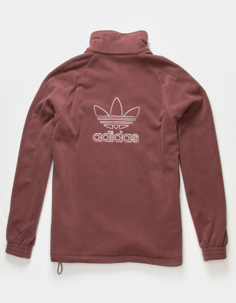 ADIDAS 1/2 Zip Fleece Teddy Mens Sweatshirt image number 1