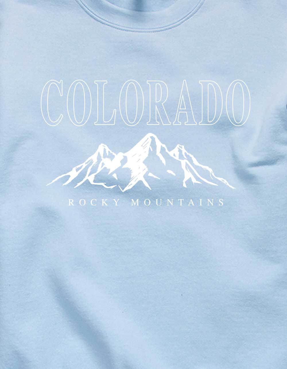 Colorado Flag Rocky Mountains Vacation T-Shirt - Unisex Short Sleeve Crewneck Tee
