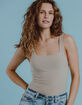 WEST OF MELROSE Seamless Square Neck Womens Bodysuit image number 2