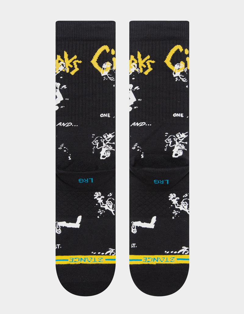 STANCE x Circle Jerks Mens Crew Socks image number 2