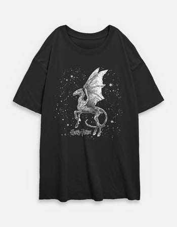 HARRY POTTER Thestral Moon Womens Oversized Tee Primary Image