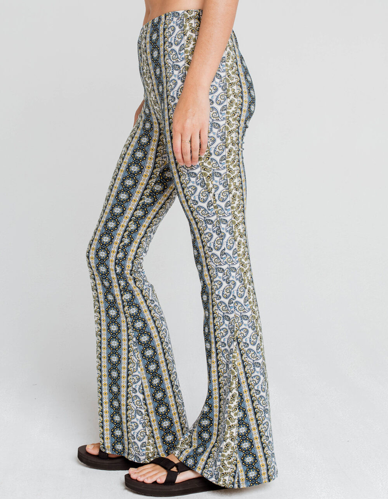 SKY AND SPARROW Paisley Womens Flare Pants image number 2