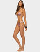 EDIKTED Alayna Zigzag Triangle Bikini Top image number 4