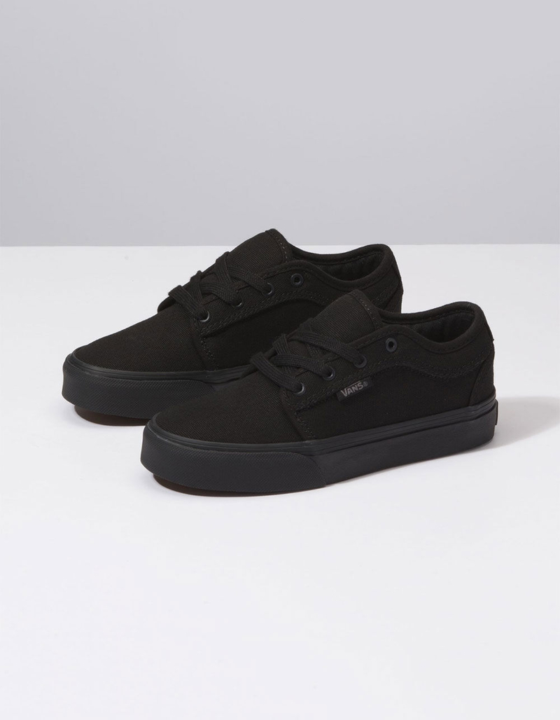 VANS Chukka Low Blackout Kids Shoes image number 1