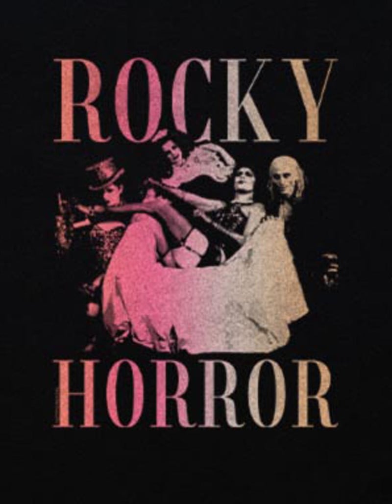 ROCKY HORROR PICTURE SHOW Tonal Throne Pose Unisex Tee image number 1