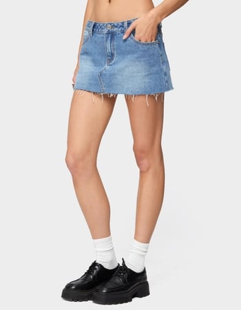 EDIKTED Micah Denim Mini Skirt Alternative Image