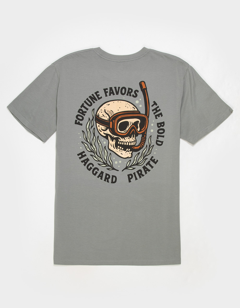 HAGGARD PIRATE Skull Dive Mens Tee image number 0