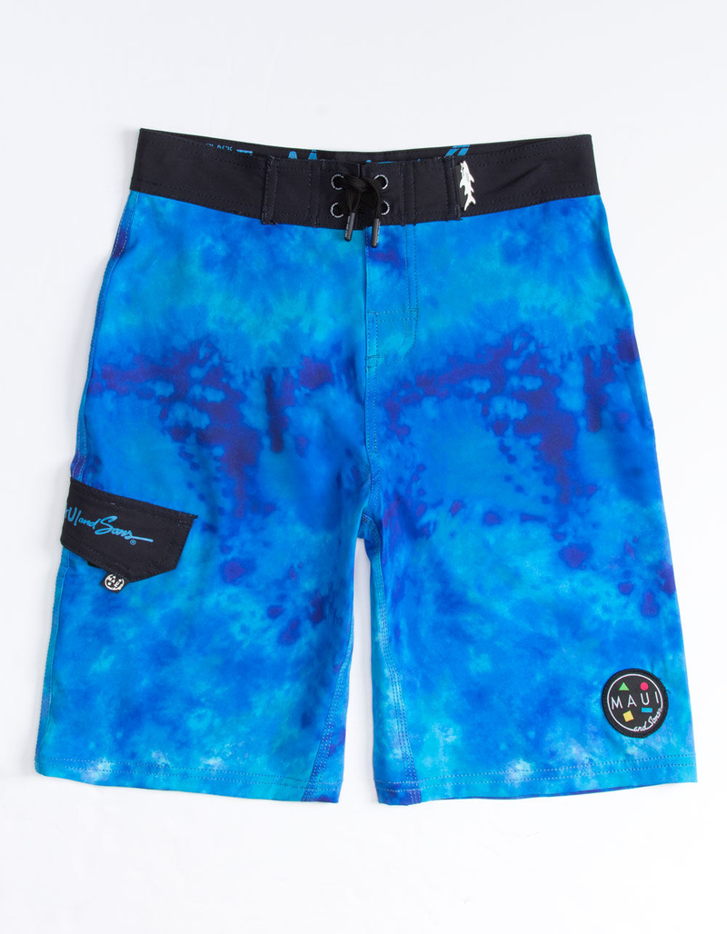 MAUI AND SONS Watercolor Boys Boardshorts image number 0