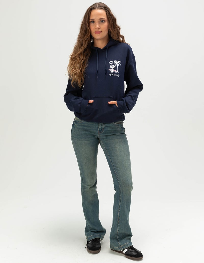 RIOT SOCIETY x Peanuts Surf Snoopy Womens Hoodie image number 4