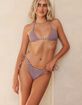 DIPPIN' DAISY'S Palm Tie Back Triangle Bikini Top image number 1