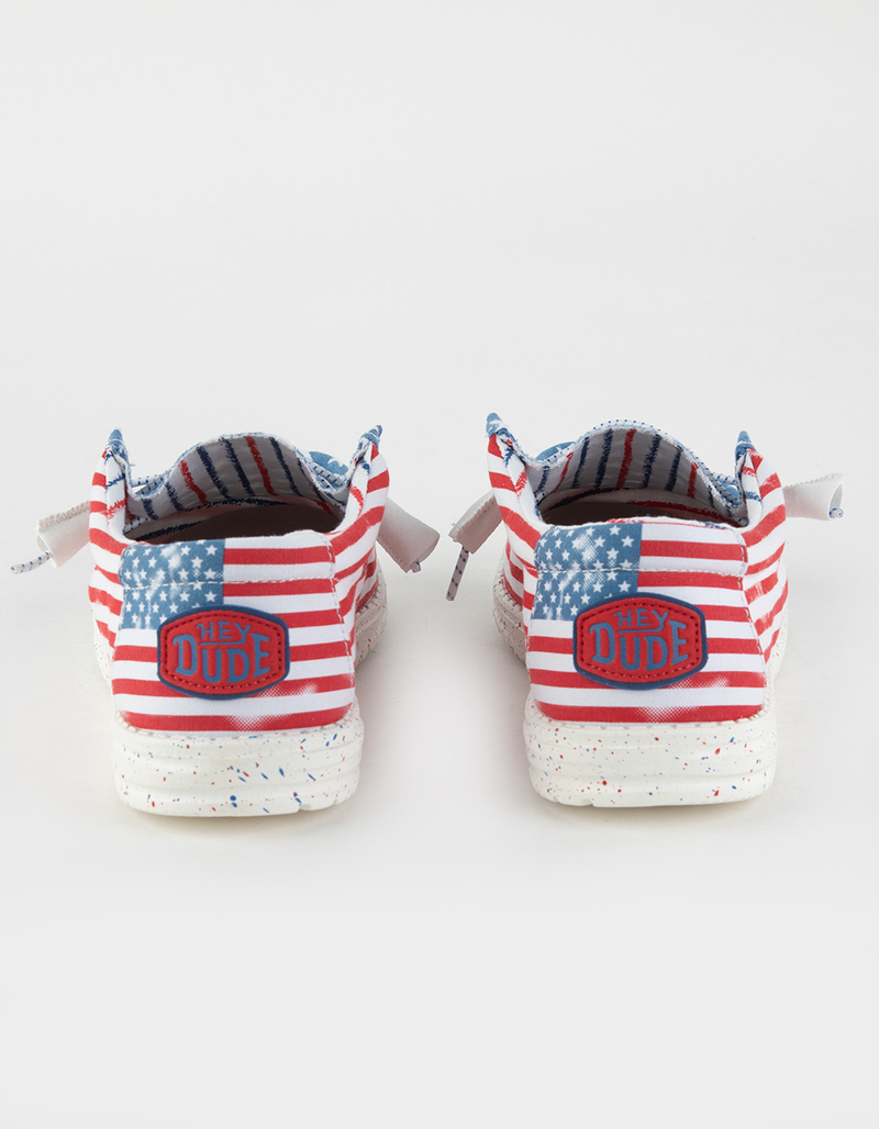 HEY DUDE Wally Patriotic Mens Shoes image number 2