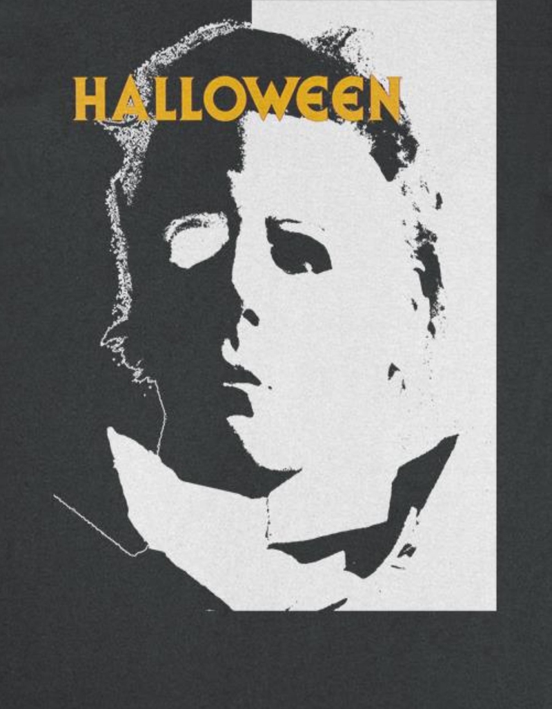 HALLOWEEN Black And White Unisex Tee image number 1