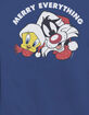 LOONEY TUNES Merry Everything Unisex Holiday Sweatshirt image number 2