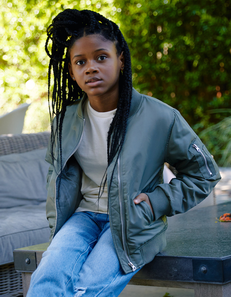 RSQ Girls Oversized Bomber image number 0