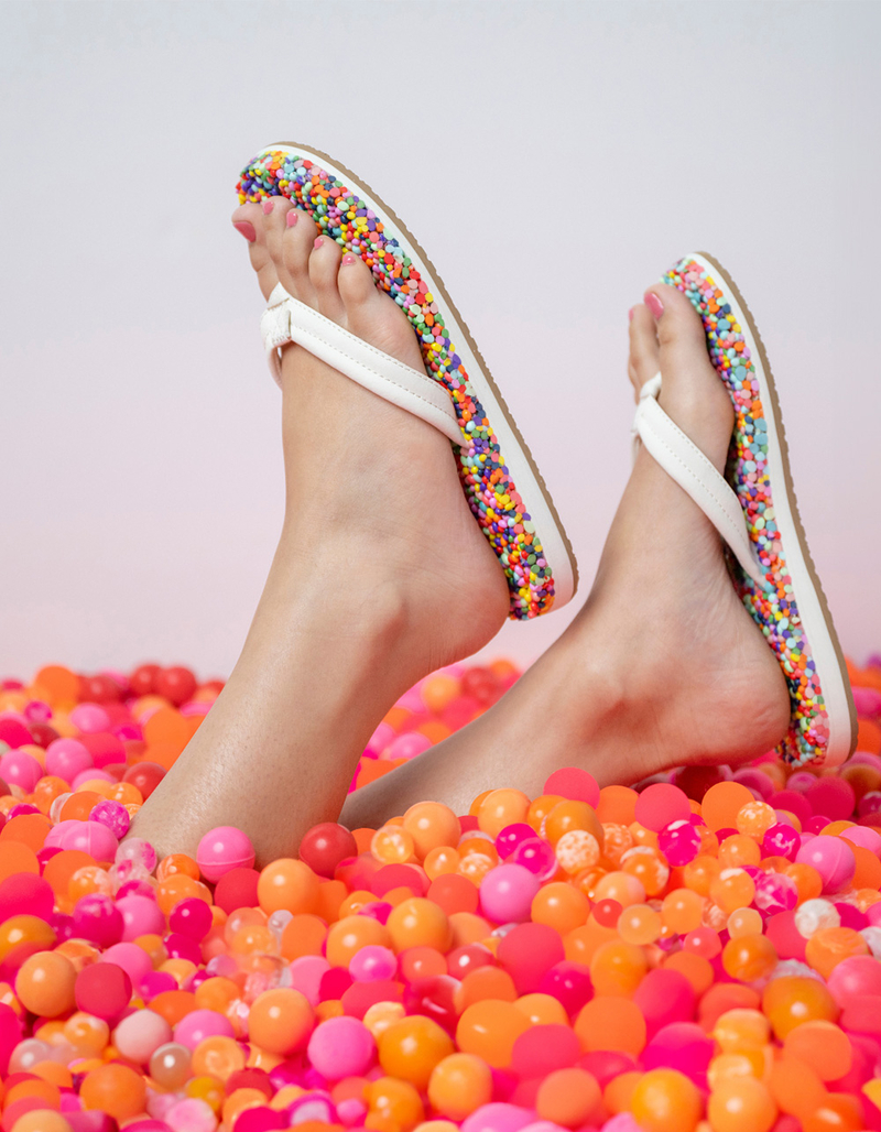 SANUK Bubblecush Womens Flip Flops image number 1