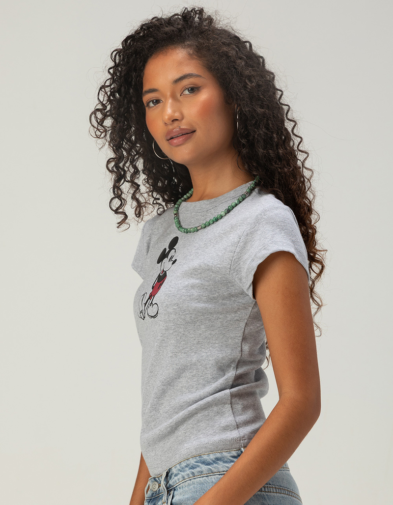 DISNEY Mickey Mouse Womens Baby Tee image number 2